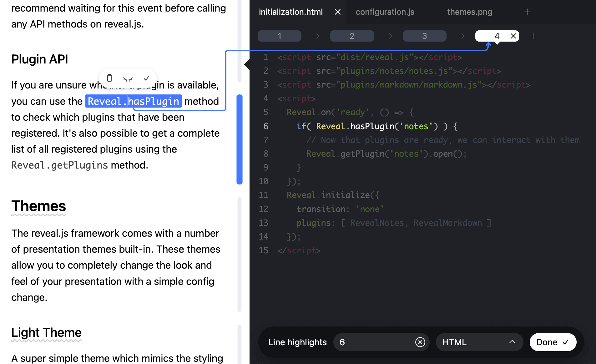 Demo of the Kodemo editor.